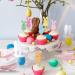 Whaline 60Pcs Easter Cupcake Topper Double-Sided Easter Bunny Cupcake Picks Colorful Rabbit Food Picks for Easter Spring Party Supplies Cake Decorations - Buy Online on SooperMarket.com