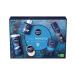 NIVEA MEN Fully Protected Gift Set (5 Pieces) Men's Toiletry Gift Set Includes Shower Gel Face Wash Moisturising Cream After Shave Balm and Anti-Perspirant