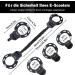 Secure Your Ride: Premium Castle E-Scooter Lock with Silicone Protection & 4L Storage Pocket - Ideal for E-Bikes Bicycles & Motorcycles - Buy Online on SooperMarket.com