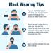 WeCare Disposable Face Mask - 50 Pack, Assorted Ocean Tone Solid Color Print Masks - 3 Ply Ocean Tones - Buy Online on SooperMarket.com