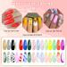 24 Colors Gel Liner Nail Art Kit - Neon UV LED Polish Set with Brush | Soak Off Manicure for DIY & Salon Use | Perfect Gift for Women - Buy Online on SooperMarket.com