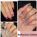 GAOY Reflective Glitter Gel Nail Polish Set - 6 Colors Including Pink, Red, Silver Holographic | UV LED Soak Off, DIY Manicure Kit for Home & Salon Varnish | Pop Reflective Shine - Buy Online on SooperMarket.com