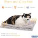 Self Heating Cat Pad - 27.5 x 18.5 Thermal Cat Mat for Outdoor & Indoor Pets - Buy Online on SooperMarket.com