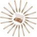 Qearl 50 Pieces 2.36 Inch DIY Alligator Hair Clips Gold Hair Clips with Teeth for Bows DIY Accessories Salon and Baby Girls Bows(6CM)