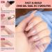 Complete Wakaniya Poly Nail Gel Kit with UV Lamp - 10 Colors for DIY French Ombre Nails - Buy Online on SooperMarket.com