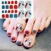 Buy 14pcs Waterproof Nail Polish Strips - Stunning Nail Art Decals & Sequins for Manicure Tips | International Shipping - Buy Online on SooperMarket.com