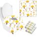 40 PackToilet Seat Cover Disposable BABEnjoy - Extra Large - Disposable Toilet Seat Cover for Kid, Toddler, Adult, Use for Potty Training, Public Bathroom, Airplane Toilet Seat Cover Giraffe Pattern Extra Large Baby