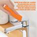 Faucet Stain Eraser - Rubber Dirt and Stains Remover Kitchen Tool Pot Bottom Scratch and Rust Remover Dirt and Stains Cleaner Orange Color for Faucet Kettle Dalynn - Buy Online on SooperMarket.com