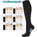 Blongw Compression Stockings for Men - 6 Pairs of Support Knee Socks for Sports Flight & Travel - XL Size - Buy Online on SooperMarket.com