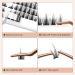 D Curl Cluster Lashes Kit - 14 Pairs / 196 PCS DIY Eyelash Extension Segments (Devil 02-D) - Buy Online on SooperMarket.com