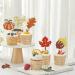 24 Pcs Glitter Thanksgiving Cupcake Toppers for Thanksgiving Day Decorations Fall Theme Turkey Maple Leaf Pumpkin -Thanksgiving Cake Topper for Thanksgiving Party Supplies (Mixed A) - Buy Online on SooperMarket.com
