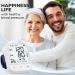 AOJOO Automatic Upper Arm Blood Pressure Monitor with Large LCD Display - Adjustable Digital BP Cuff Kit - 198 Sets Memory - Storage Bag, White - Buy Online on SooperMarket.com