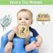 Baby Milestone Cards Set | 7 Wooden Monthly Cards & 8 Festival Stickers | Baby First Year Growth Props for Unisex | Baby Shower Gifts - Buy Online on SooperMarket.com