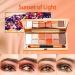 Glitter Eyeshadow Palette - 10 Highly Pigmented Shimmer & Matte Shades | Long-Lasting Velvety Texture | Includes Eyebrow Powder & Highlighter | Perfect Makeup Gift Set for All-Day Wear - Buy Online on SooperMarket.com