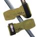 Premium Weight Lifting Wrist Hooks Straps for Maximum Grip Support - Deadlift Gloves and Grip Pads Alternative in Fitness Gym Power Training Like Pull Up Deadlifting & Shrugs (1 Pair) Green