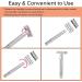 Xiaoxin Stainless Steel Shaving Handle | Double Edge Safety Razor Replacement | Manual Mustache Remover Accessories | Premium Silver Shaver Handle - Buy Online on SooperMarket.com