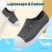 QLZ Kids Water Shoes - Slip-on Anti-Slip Beach Sandals for Boys & Girls - Lightweight & Quick Dry - Grey - Sizes Toddler to Big Kid - Buy Online on SooperMarket.com