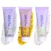 Sularpek 3Pcs Face Glitter Gel 50ml Hair Glitter Body Glitter Sequins Shimmer Liquid Eyeshadow Mermaid Sequins Glitter for Face Body Eye Hair Festival Party Makeup Decoration Gold silvery white