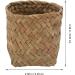 Cabilock 20pcs Wicker Baby Exquisite Grocery Flower Handwoven Crafts Chip Mini Makeup For Dollhouse Ring Natural Bamboo Sweet Goodies Portable Plant Favor Outdoor Anniverary Seagrass - Buy Online on SooperMarket.com