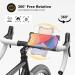 Visnfa Bike Phone Mount - Stable Cradle Clamp with 360 Rotation for iPhone Android GPS - Fits 3.5 to 6.5 inch Devices - Buy Online on SooperMarket.com
