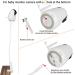 iTODOS Gooseneck Baby Monitor Mount - 27 inch Flexible Arm for Arlo, Motorola, and Universal Cameras - White - Buy Online on SooperMarket.com