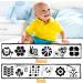 Shop Black & White Fabric Baby Books | Soft Contrast Learning Toys for 0+ Months - Buy Online on SooperMarket.com