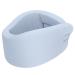 Neck Support Brace Adjustable Soft Smoothness Texture Cervical Collar for Sleeping (S) Small