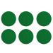 Kasteco 6 Pack Self Adhesive Air Hockey Mallet Felt Pads, Green, 94mm green-6 pack