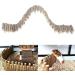 Buy Wooden Hamster Fence & Toys - Natural Hiding Place & Bridges (60cm) for Hamsters and Rats - Buy Online on SooperMarket.com