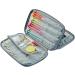 Coopay Crochet Hook Case Organizer Storage Bag - Portable Travel Knitting Needle Case for Crochet Hooks and Knitting Needles - Gray Blue - Up to 11 - Buy Online on SooperMarket.com