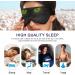 Kaskirky Light Blocking Eye Mask for Business Travel & Meditation - Adjustable for Men and Women, Deep Sleep Comfort, Fat Cat Green Eye Design - Buy Online on SooperMarket.com