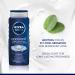 NIVEA MEN Cool Kick Body Wash | 3-in-1 Men Shower Gel (Body Face & Hair) 3x500mL Cool Kick 1 count (Pack of 3) - Buy Online on SooperMarket.com