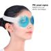 Cooling Eye Mask - Reusable Gel Hot/Cold Compress for Swollen Eyes Dark Circles & Eye Fatigue Relief (Blue) - International Shipping - Buy Online on SooperMarket.com