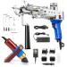Rug Tufting Gun with Carpet Trimmer Kit - BESGEER-Rug-Tuft-Gun-with-Tufting-Shears  2 in 1 Cut & Loop Pile Carpet Gun and Carpet Carving Clippers  Rug Maker Machine Starter Kit for Beginners (Blue) B Blue