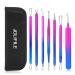 Pimple Popper Tool 7PCs Spot Popper Comedone Blackhead Remover Kits with Curved Tweezers and Pimple Popper Spot Remover for Facial Skin 7 Count (Pack of 1)