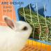3-in-1 Rabbit Hay Feeder Set with Food Bowl and Hanging Funnel - Blue | Cage Hay Rack for Bunny, Guinea Pig, Chinchilla - Buy Online on SooperMarket.com