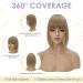 Human Hair Toppers with Fringe Pony Clip in Hair Toppers for Thinning Hair Women Real Hair Mono Base Toupee Hair Topper for Women Human Hair - Buy Online on SooperMarket.com
