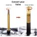 Cycling Tire Tools Set with Presta to Schrader Adapter and Valve Caps - 15 Pieces | Bike & Car Tire Valve Converter Kit - Buy Online on SooperMarket.com