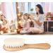 Organic Wooden Baby Hair Comb with Natural Goat Bristles - Gentle Head Massage and Grooming Handle | Ideal Baby Registry Gift - Buy Online on SooperMarket.com