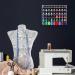 MOOACE 54 Spools Thread Holder Set of 2 - Metal Thread Rack Organizer for Embroidery, Quilting, Sewing - White - Buy Online on SooperMarket.com