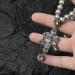 OralGos Palace Style Gothic Necklace - Handmade Crucifix Pendant for Daily Wear | Unique Metal Jewelry - Buy Online on SooperMarket.com