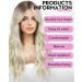 Wokestar Long Platinum Synthetic Wig with Curtain Fringe for Women - Buy Online on SooperMarket.com