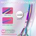 Professional Curved Dog Care Scissors - Safe Round Pointed Pet Fur Scissors for Dogs & Cats | Japanese 440C Stainless Steel | Rainbow Design - Buy Online on SooperMarket.com