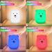 Buy Children's Night Light - 9 Colors & 3 Modes Silicone Touch & Remote Control USB Charging - Perfect Baby Lamp for Kids' Room - Buy Online on SooperMarket.com