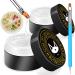 Lofuanna Rhinestone Glue Gel Kit 2PCS 15ml Clear No Wipe Adhesive Resin Gems Diamonds Jewelry Beads Stone Gel Nail Polish Nail Art Decoration with 1 Dual-Purpose Brush Pen + Rhinestone 2 PCS