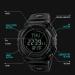 Mens Military Digital Sports Watch with Survival Compass | 50M Waterproof, 3 Alarm, Stopwatch | Black - Buy Online on SooperMarket.com