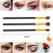 Urbanstrive 3pcs Professional Eye Makeup Brushes Set | Soft Synthetic Blending Brush Kit for Flawless Eyeshadow Eyeliner & Eyebrow Application - Gold - Buy Online on SooperMarket.com