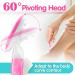Travel Razors for Women - 5-Blade Mini Razor with Case & Cartridges | Portable Toiletries in Pink - Buy Online on SooperMarket.com