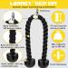 Tricep Rope Cable Machine Attachment  35" Triceps Pull Down Rope LAT Pulldown Attachments  Home Gym Accessories Set with Resistance Bands Handle  Ankle Straps  Carabiner  Wrist Wraps for Exercise black - Buy Online on SooperMarket.com