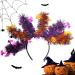 Halloween Headbands Pumpkin Ghost Bat Skeleton Colorful Wool Strips Halloween Hair Bands Halloween Accessories for Adults Halloween Headwear Favors Bat Pumpkin - Buy Online on SooperMarket.com